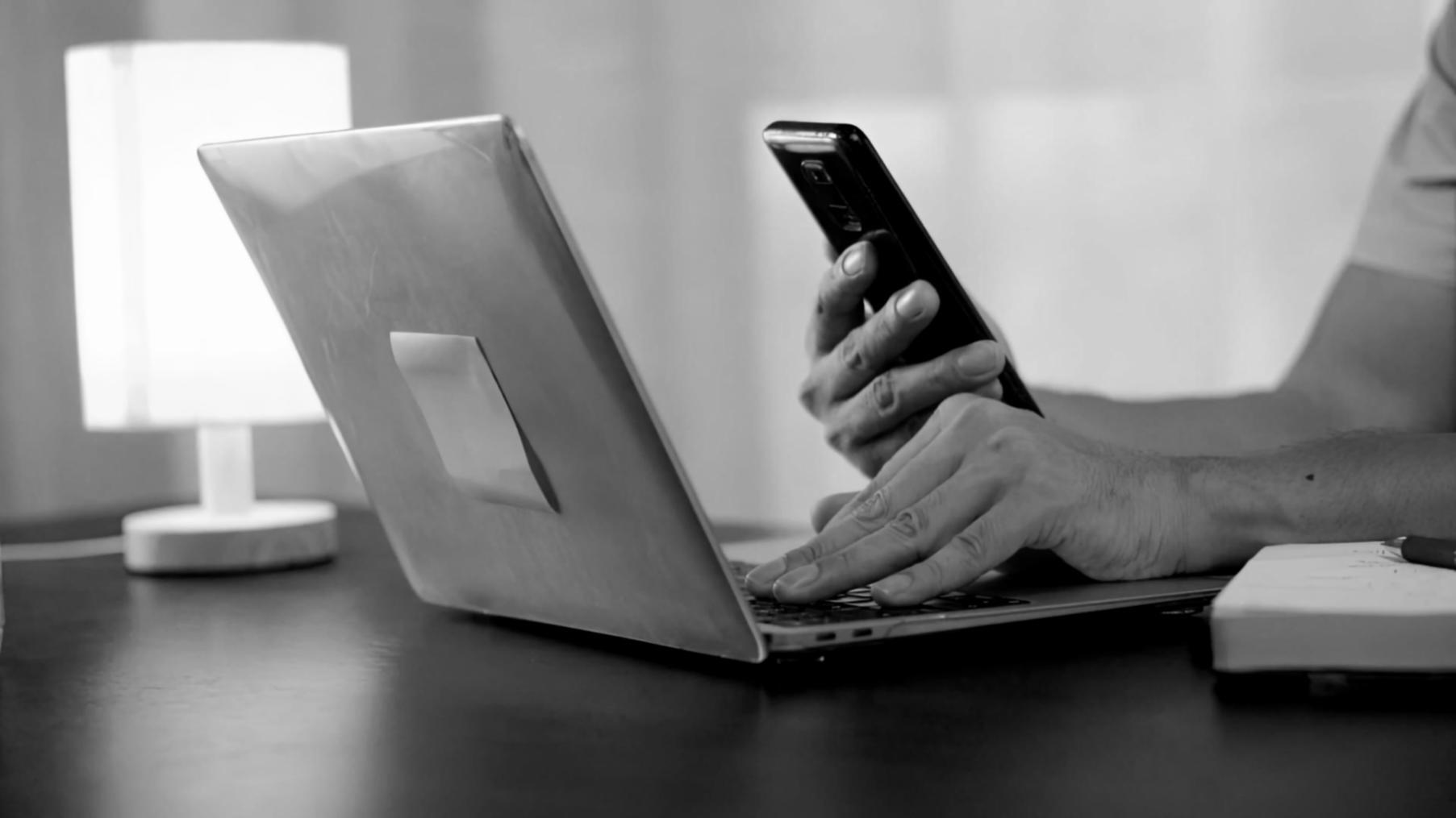 Small group working through sales scenario exercises